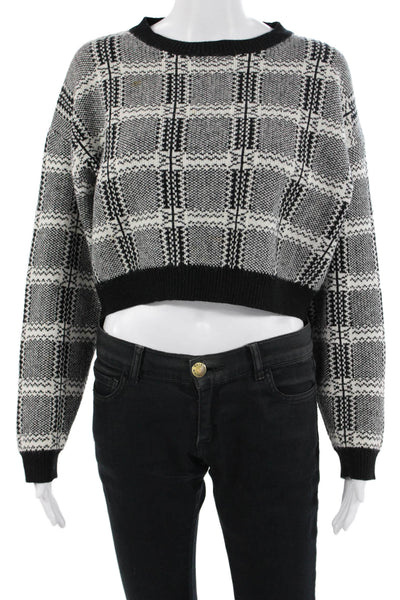 Sunday Stevens Unisex Black 90s Pullover Sweater Long Sleeve Size S