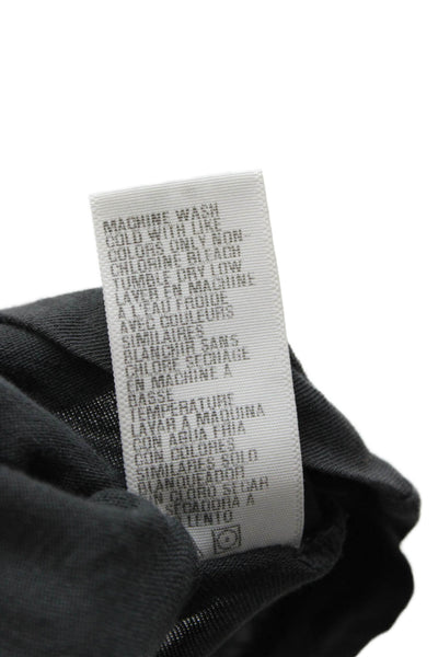 Standard James Perse Women Sleeveless Tunic Tank Top Black Size 3