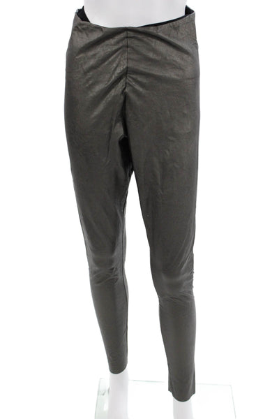 Commando Womens Ankle Jegging Dark Gray Biker Size L