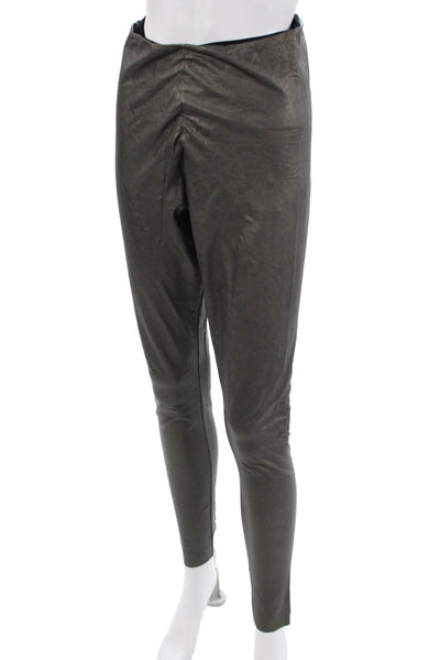Commando Womens Ankle Jegging Dark Gray Biker Size L