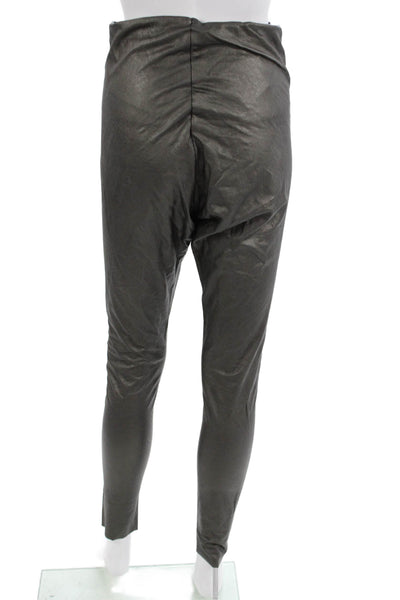 Commando Womens Ankle Jegging Dark Gray Biker Size L