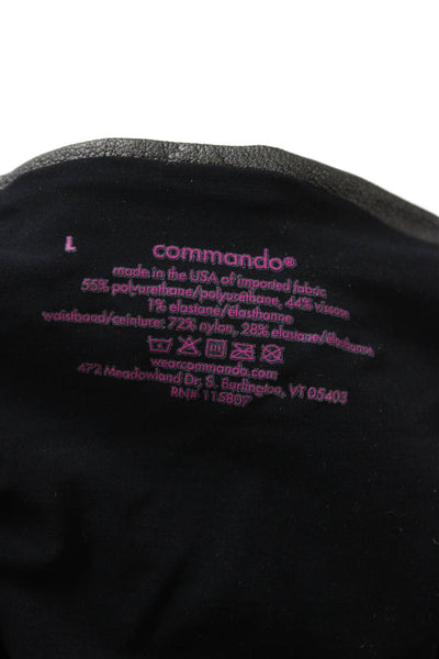 Commando Womens Ankle Jegging Dark Gray Biker Size L
