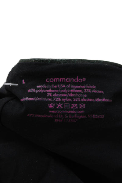 Commando Women Ankle Snake Print Jegging Black Size L