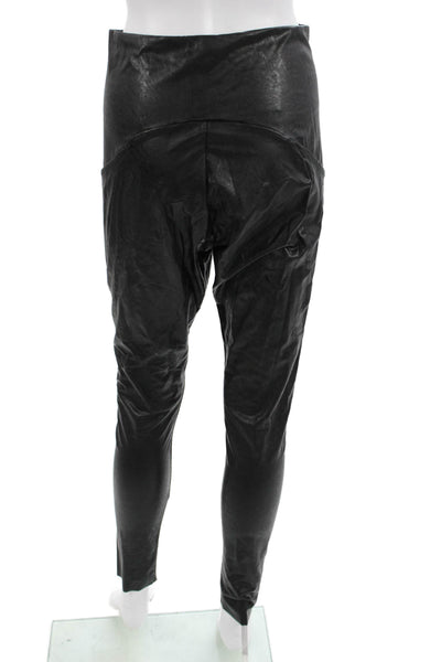 Commando Womens Ankle Jegging Black Biker Solid Size L