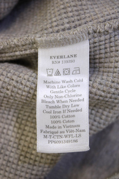 Everlane Women Gray 100% Cotton Pullover Sweatshirt Long Sleeve Size M