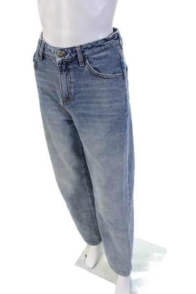 Ba&Sh Unisex Wide-Leg Blue Jeans Size 2