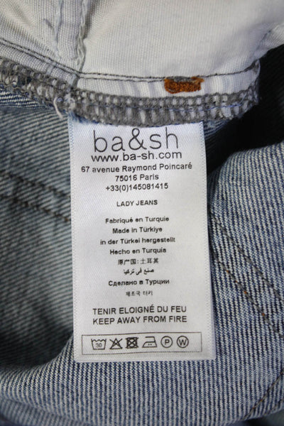 Ba&Sh Unisex Wide-Leg Blue Jeans Size 2