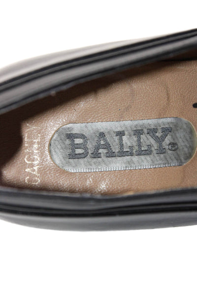Bally Mens Leather Lace Up Oxford Dress Shoes Black Sie 10.5 D