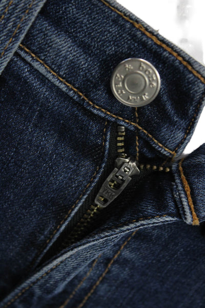 Rag & Bone Jean Women Cropped Flared Dark Blue Jeans Size 24