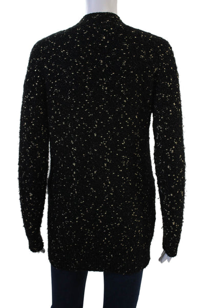 Ann Taylor Womens Cardigan Black V-Neck Button Long Sleeve Size XS