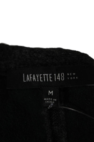 Lafayette 148 New York Womens Cashmere Sweater Vest Black Size M