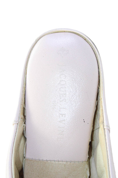 Jacques Levine Womens Vegan Leather Mules Pink Size 8