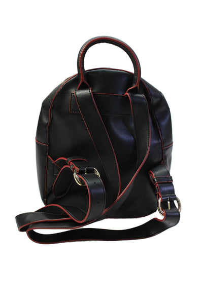 Love Moschino Womens Vegan Leather Backpack Black