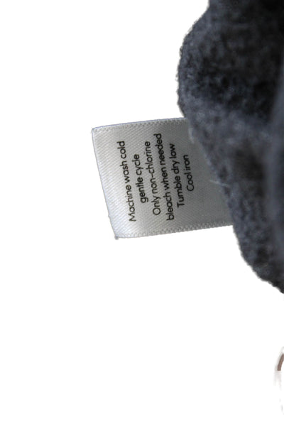 Athleta Womens Pullover Sweatshirt Dark Gray Crewneck Long Sleeve Zip Size M