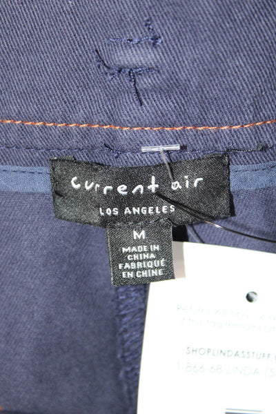 Current Air Unisex Chino Shorts Dark Blue Tie Waist 100% Cotton Size M