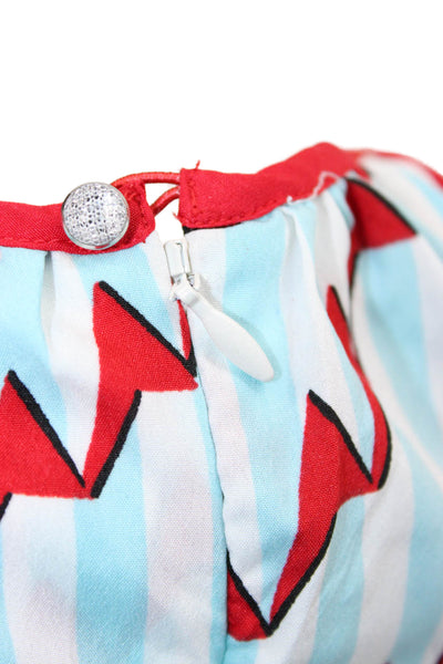 Little Marc Jacobs Girls Geometric Tank Dress Blue Size 5
