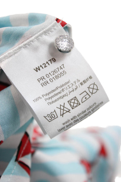 Little Marc Jacobs Girls Geometric Tank Dress Blue Size 5