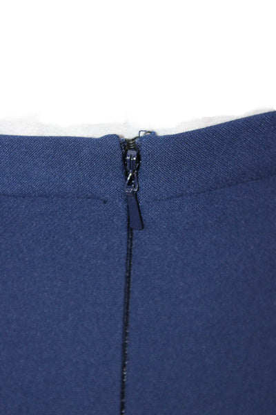 Reiss Womens Dark Blue Straight Pencil Skirt Knee Length Size 0