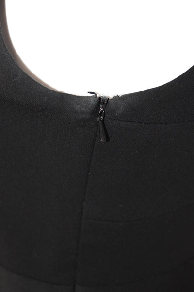Jay Godfrey Women Jumpsuit Sleeveless V Neck Black Size 4