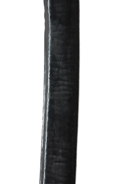 Wolford Womens Patent Leather No-Buckle Belt Solid Black Size L