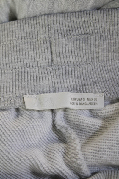 Zara Women Gray Joggers Sweatpants Drawstring Size S