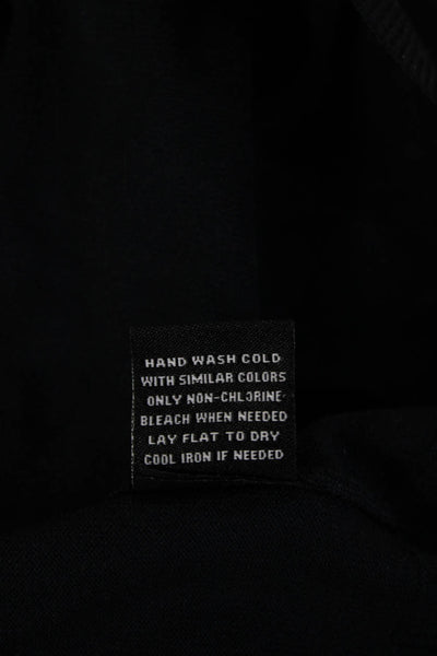 525 America Womens Pullover Sweater Black Crew Neck Long Sleeve Size XS