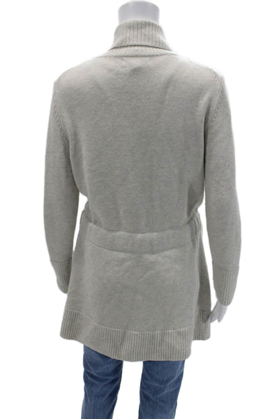 Banana Republic Womens Gray Merino Blend Cardigan Long Sleeve Size S