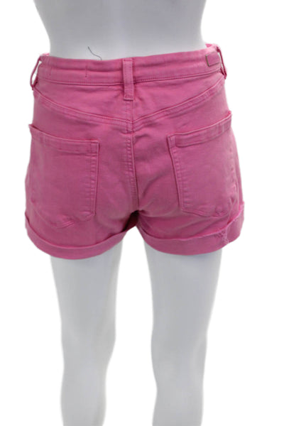 Blank NYC Unisex Pink Button Front Solid Beach Shorts Size 29