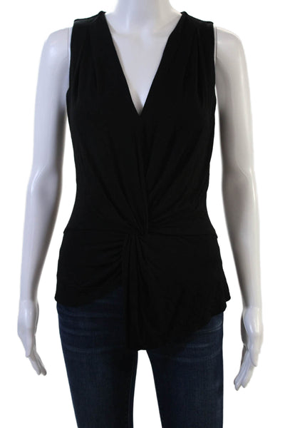 Bailey 44 Womens Black Jersey V Neck Sleeveless Tank Polyester Size XS
