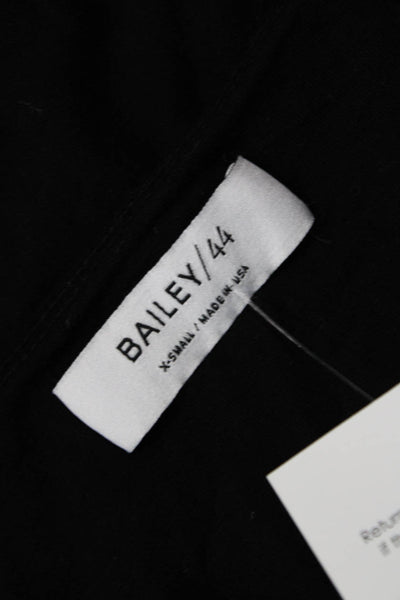 Bailey 44 Womens Black Jersey V Neck Sleeveless Tank Polyester Size XS