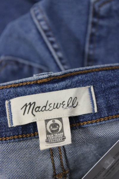 Madewell Women Ankle Skinny High Waist Dark Blue Jeans Size 27