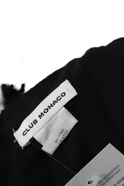 Club Monaco Womens Jumpsuit Sleeveless Black Polyester Size 2