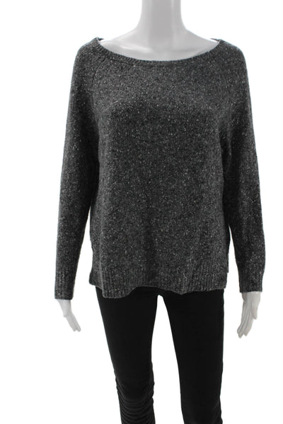 Joie Unisex Dark Gray Round Neck Long Sleeve Pullover Sweater Size S