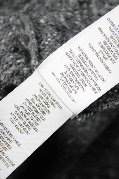 Joie Unisex Dark Gray Round Neck Long Sleeve Pullover Sweater Size S