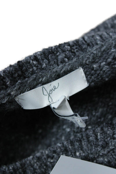 Joie Unisex Dark Gray Round Neck Long Sleeve Pullover Sweater Size S