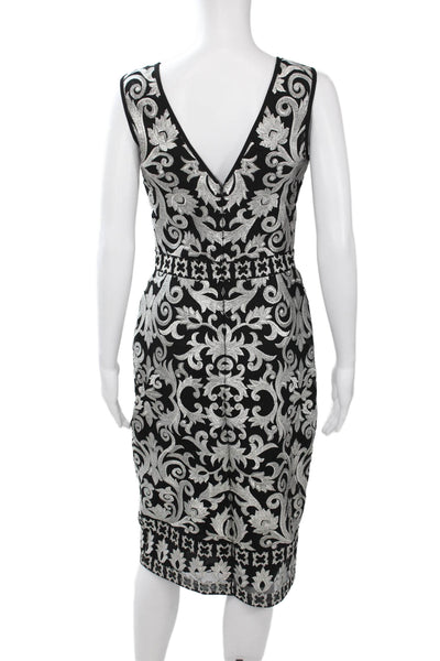 Nicole Miller Collection Women Bodycon Sheath Dress Black Size 4