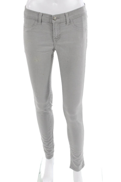J Brand Women Gray Mid-Rise Jeggings 27in Inseam Size 28