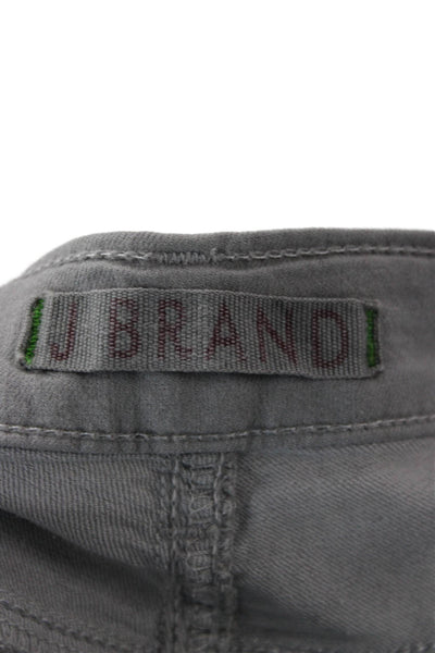 J Brand Women Gray Mid-Rise Jeggings 27in Inseam Size 28