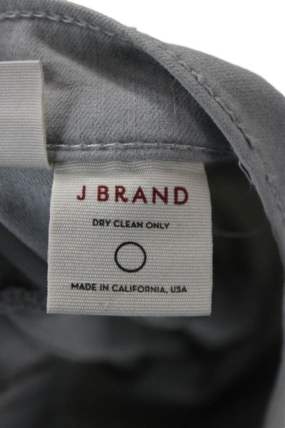 J Brand Women Gray Mid-Rise Jeggings 27in Inseam Size 28