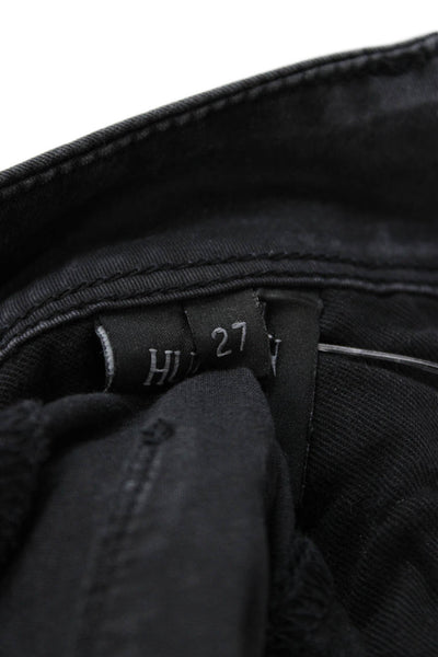 Hudson Women Skinny Black Jeans Size 27