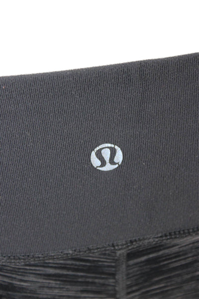 Lululemon Womens Black Nylon Ankle Jegging Leggings Size 6