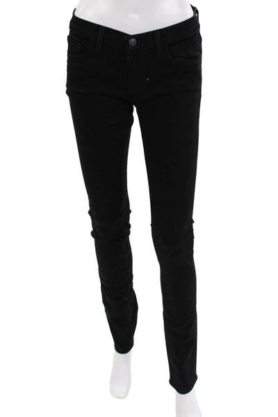 J Brand Women Skinny Black Mid-Rise Jeans Size 27