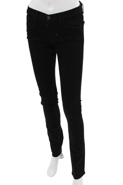 J Brand Women Skinny Black Mid-Rise Jeans Size 27