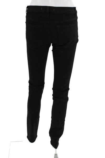 J Brand Women Skinny Black Mid-Rise Jeans Size 27