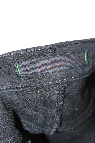 J Brand Women Skinny Black Mid-Rise Jeans Size 27