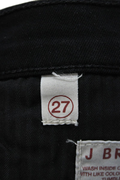 J Brand Women Skinny Black Mid-Rise Jeans Size 27