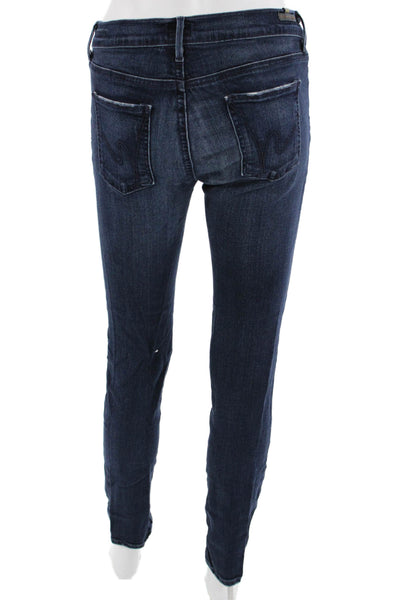 Citizens of Humanity Women Skinny Mid Rise Dark Blue Jeans Size 29