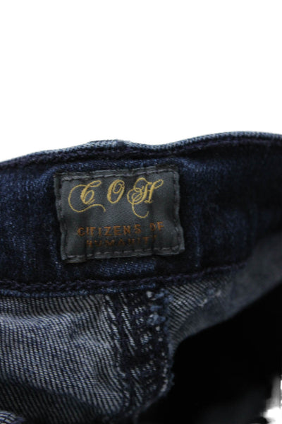 Citizens of Humanity Women Skinny Mid Rise Dark Blue Jeans Size 29