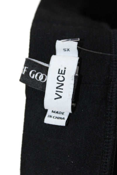 Vince Womens Ankle Jeggings Black Polyester Designer Size XS