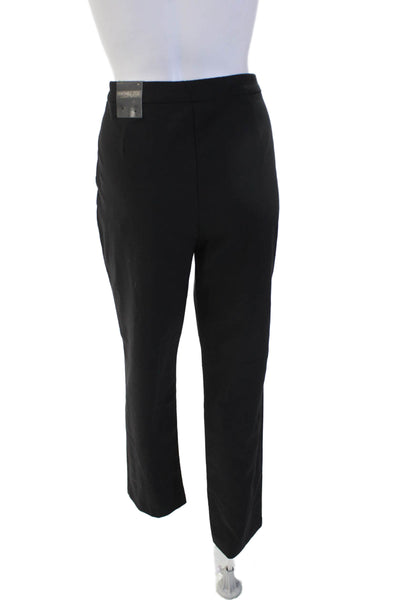 Rachel Zoe Women Ankle Dress Pants Black Zip Nylon Spandex Size 10